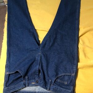 Classic Dark Blue Denim Jeans